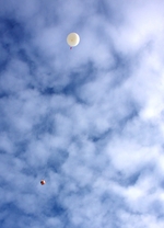 pyranometer aan weerballon delta ohm